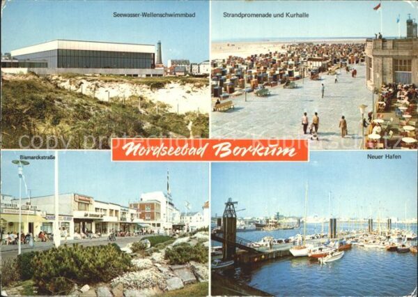 Borkum Seewasser Wellenschwimmbad Strandpromen