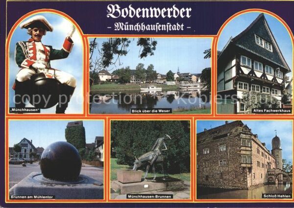 Bodenwerder Münchhausenstadt Weser Fachwerkhaus Sch