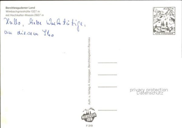 Wimbachgriess Huette mit Hochkalter Massiv Berchtesgadener A – Bild 2