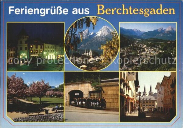 Berchtesgaden Marktplatz Watzmann Kurgarten Salzbergw