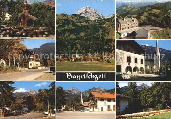 Bayrischzell Teilansichten Hotel Gasthof Kirche Alpe
