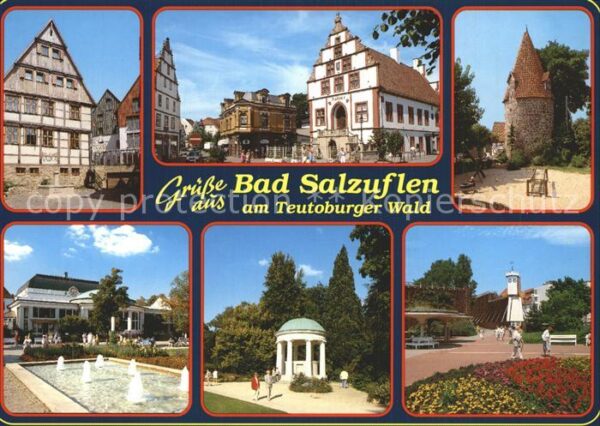 Bad Salzuflen Teilansichten Kurort am Teutoburger Wal