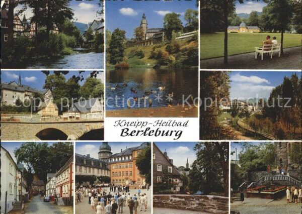 Berleburg Bad Teilansichten Kneipp Heilbad Kurpark Sc