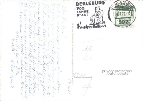Berleburg Bad Teilansichten Kneipp Heilbad Kurpark Sc – Bild 2