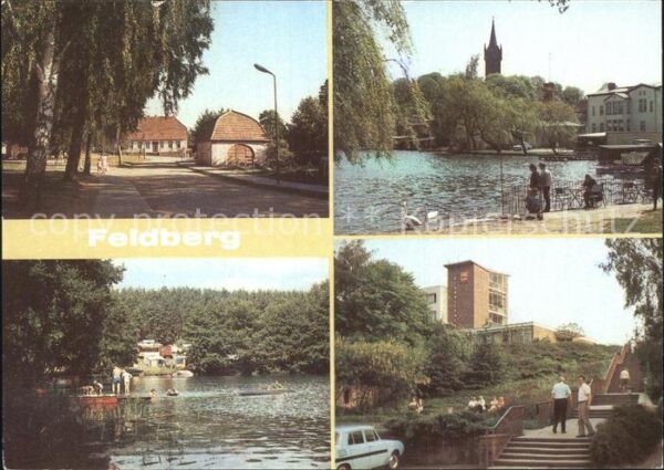 Feldberg Mecklenburg Amtsplatz Stadtpark Campingplatz Dreetz