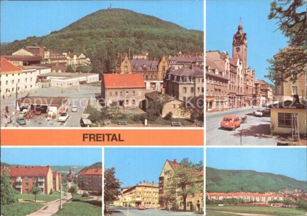 Freital Windberg Rathaus Teilansichten Platz de
