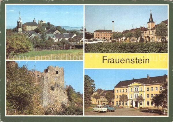 Frauenstein Brand-Erbisdorf Schloss Burgruine Markt Polytechnische