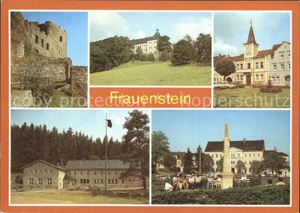Frauenstein Brand-Erbisdorf Burgruine Schloss Rathaus Ferienheim Ku