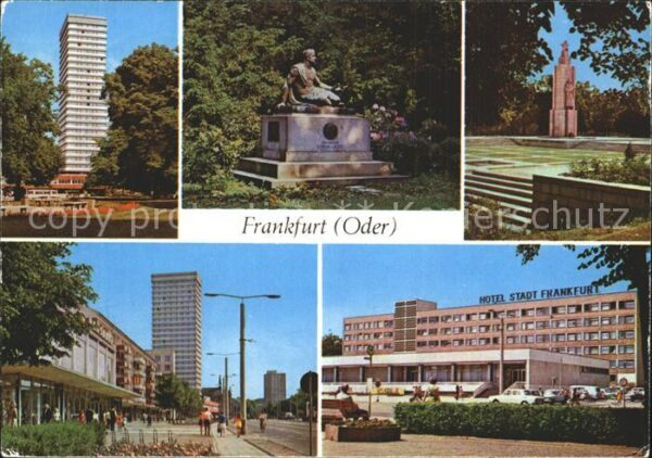 Frankfurt Oder Hochhaus Platz der Republik Heinrich vo