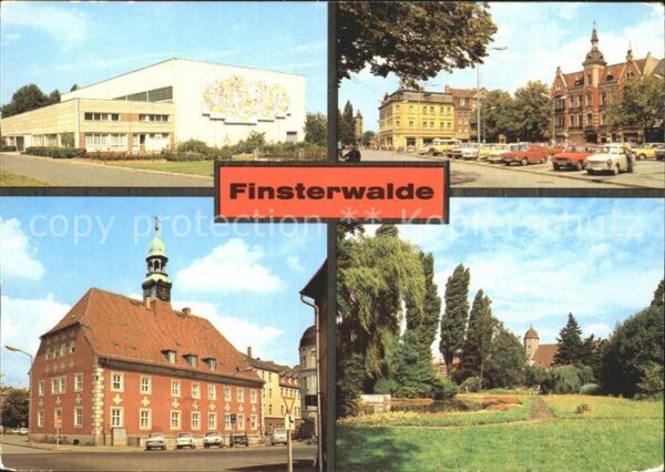 Finsterwalde Sporthalle Marktplatz Kreiskulturhaus S