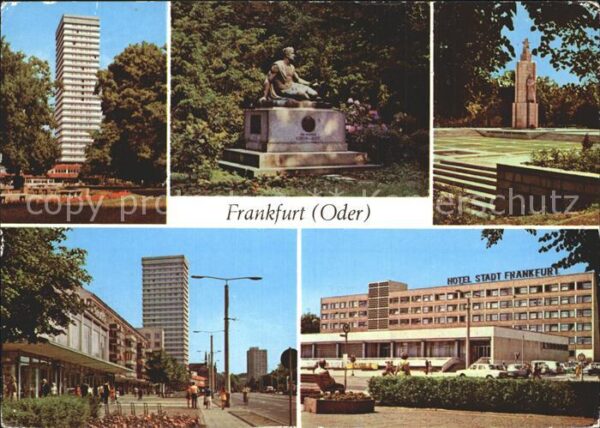 Frankfurt Oder Hochhaus Platz der Republik Heinrich vo