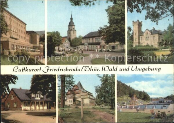 Friedrichroda FDGB Heim Walter Ulbricht Kurpark Schlo
