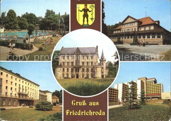 Friedrichroda Schwimmbad Schloss Reinhardsbrunn Parkh