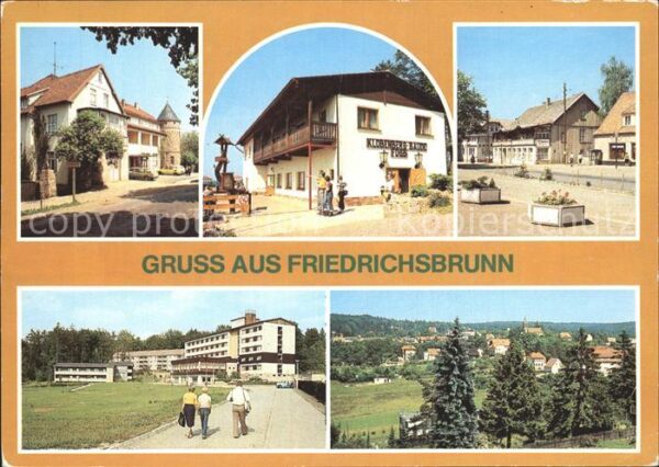 Friedrichsbrunn Harz HO Gaststätte Brockenblick FDGB Klobenb