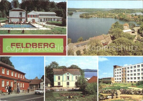 Feldberg Mecklenburg Erholungsheim BMK Ost Haussee Rathaus F