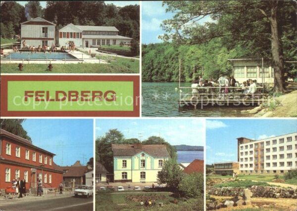 Feldberg Mecklenburg Erholungsheim BMK Ost Luzinhalle Rathau