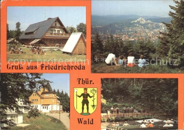 Friedrichroda Heuberghaus am Rennsteig Adolphsblick S