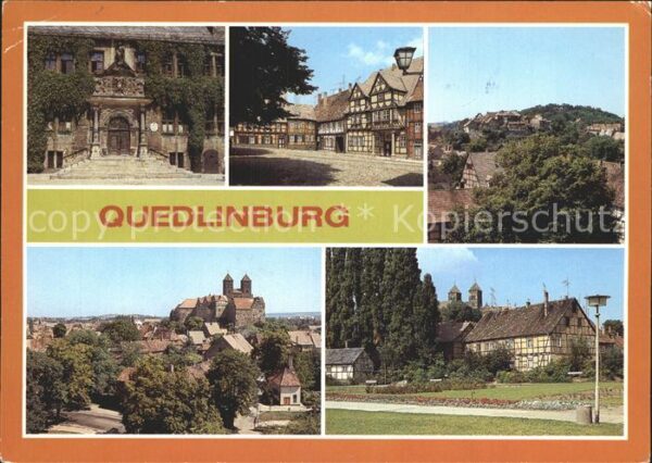 Quedlinburg Rathausportal Schlossberg Münzenberg Sc