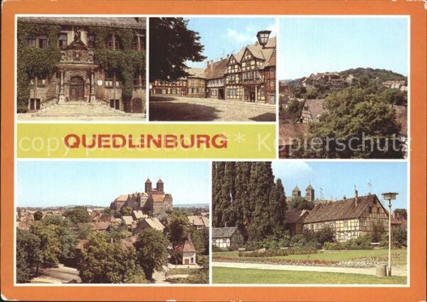 Quedlinburg Rathausportal Schlossberg Münzenberg Sc