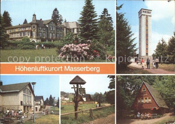 Masserberg Kurhaus Rennsteigwarte FDGB Erholungshe