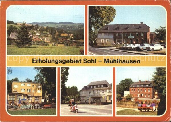Muehlhausen Vogtland Erholungsgebiet Sohl HO Gaststätte Feri