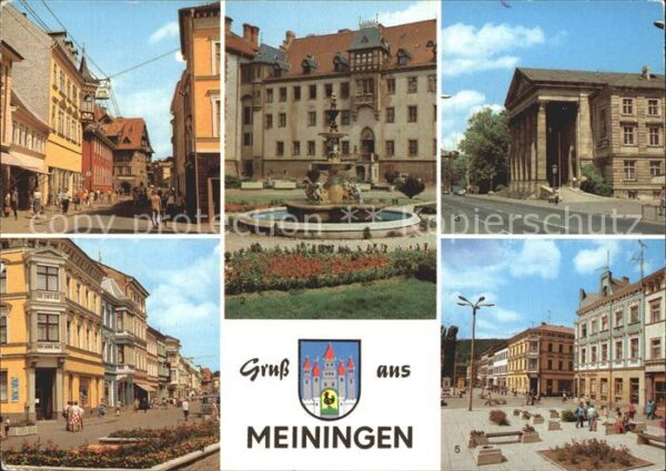 Meiningen Thueringen Georgstrasse Schloss Elisabethenburg Br