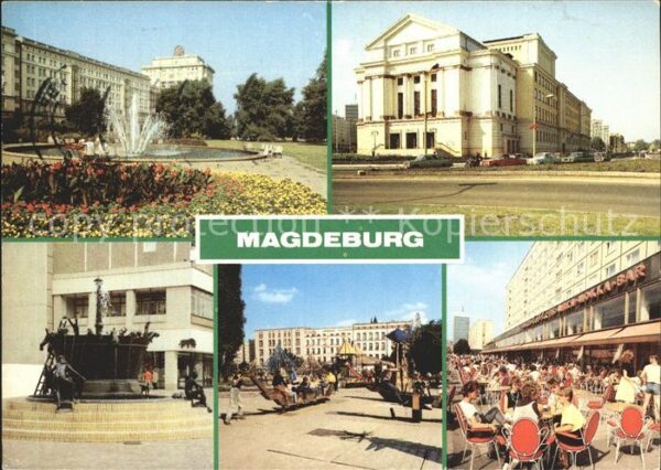 Magdeburg Wilhelm Pieck Allee Maxim Gorki Theater