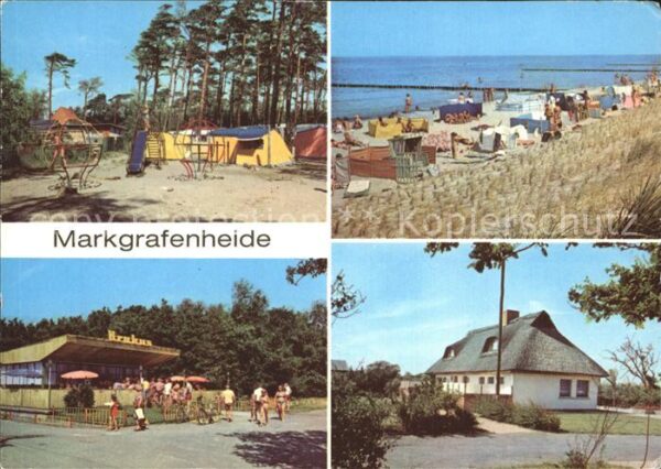 Markgrafenheide Rostock Zeltplatz Strand Gaststätte Krakus Stra