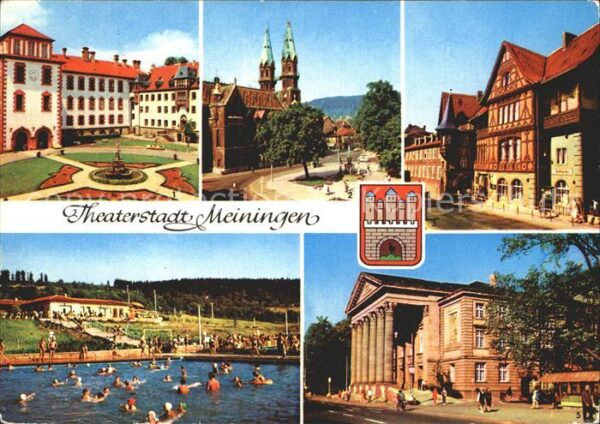 Meiningen Thueringen Schloss Stadtkirche Henneberger Haus Sc