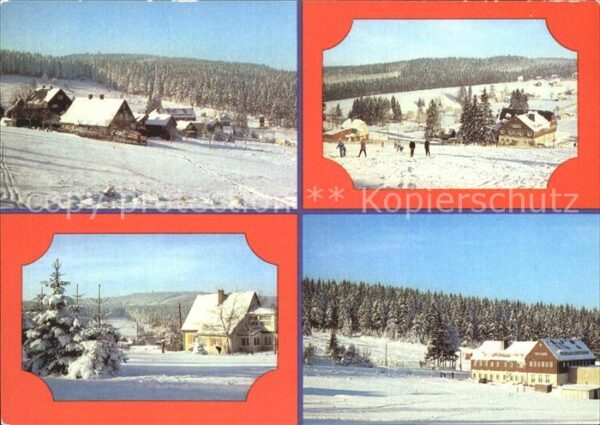 Muehlleithen Klingenthal Teilansichten HO Hotel Buschhaus Winter