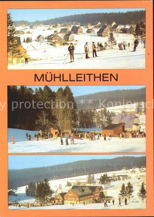Muehlleithen Klingenthal Teilansichten Erholungsort Wintersportp