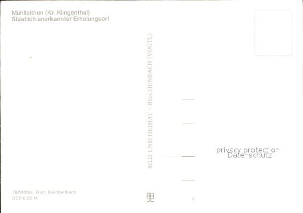 Muehlleithen Klingenthal Teilansichten Erholungsort – Bild 2