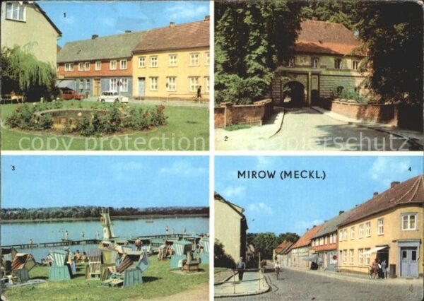 Mirow Johannes R Becher Platz Torhaus Freibad