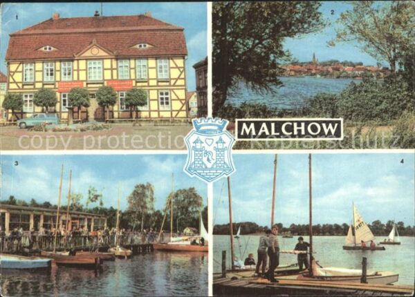 Malchow Rathaus Seglerheim Seglerhafen Malchowe