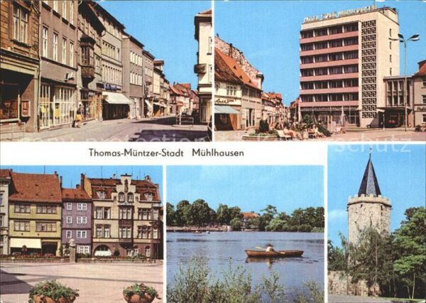 Muehlhausen Thueringen Steinweg Hotel Stadt Mühlhausen Karl Ma