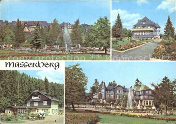 Masserberg Kurpark Augenheilstätte Massermühle Kur