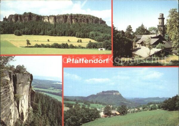 Pfaffendorf Koenigstein Pfaffenstein Aussichtsturm Berggaststät