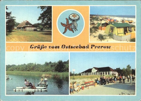 Prerow Ostseebad Rohrdachhaus Zeltplatz Wassertreter Pre