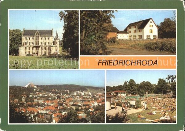 Friedrichroda Schloss Reinhardsbrunn Gaststätte Ferie