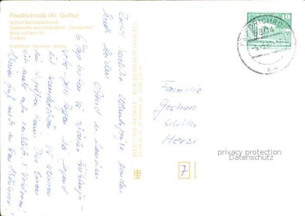 Friedrichroda Schloss Reinhardsbrunn Gaststätte Ferie – Bild 2