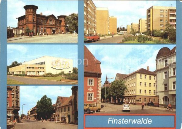 Finsterwalde Bahnhof Sporthalle Ernst Thälmann Stras