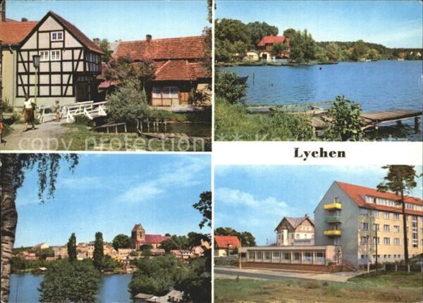 Lychen Malerwinkel Oberpfuhlsee Stadtsee FDGB