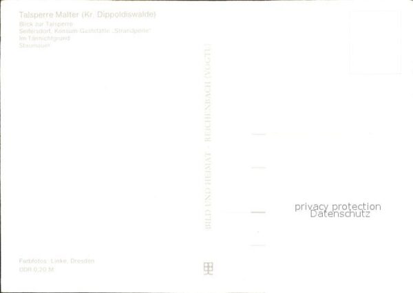 Malter Talsperre Seifersdorf Konsum Gaststätte – Bild 2