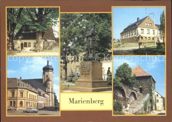 Marienberg Erzgebirge Lindenhäusel Denkmal Stadtgründer OT Ge