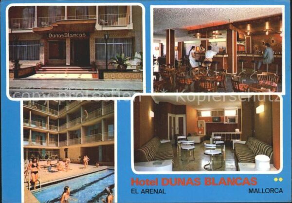El Arenal Mallorca Hotel Dunas Blancas Bar Lobby Schwimmba