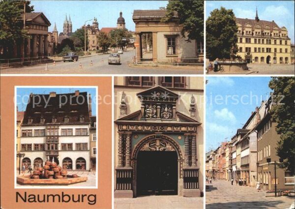Naumburg Saale Salztor Rathaus Holzmarkt Rathausportal