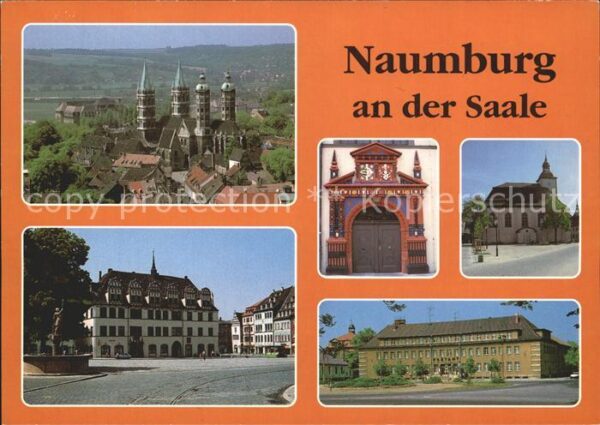 Naumburg Saale Rathaus Rathausportal Dom Marien Magdal