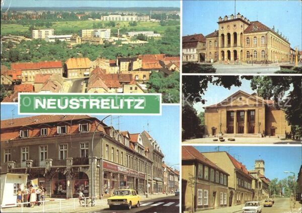 Neustrelitz Wilhelm Piek Platz Rathaus Friedrich Wo