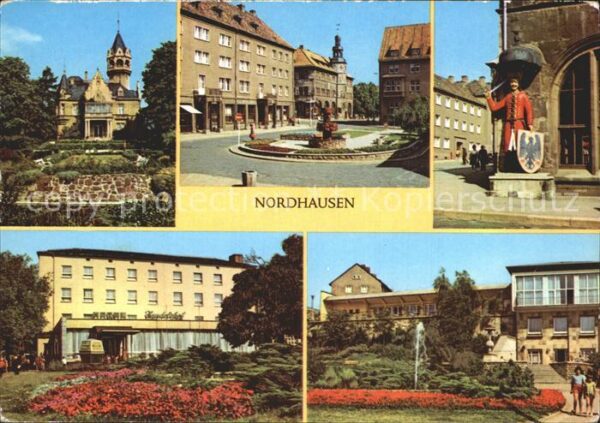 Nordhausen Thueringen Meyenburgmuseum Lutherplatz Roland Stad
