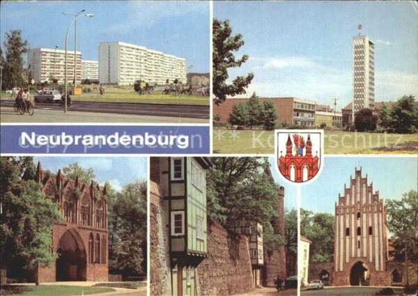 Neubrandenburg Treptower Tor Stadtmauer Stargarder Tor